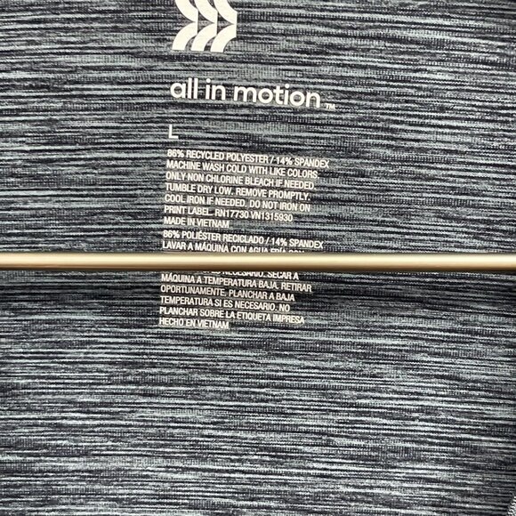 ALL in Motions Blue Grey Athletic Tee‎ - Picture 3 of 4